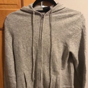 J. Crew Italian Cashmere hoodie.